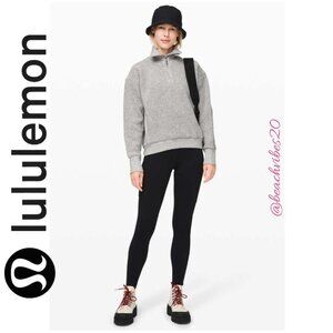 LULULEMON ATHLETICA Stand Out Sherpa 1/2 Zip EUC 8 LL-202